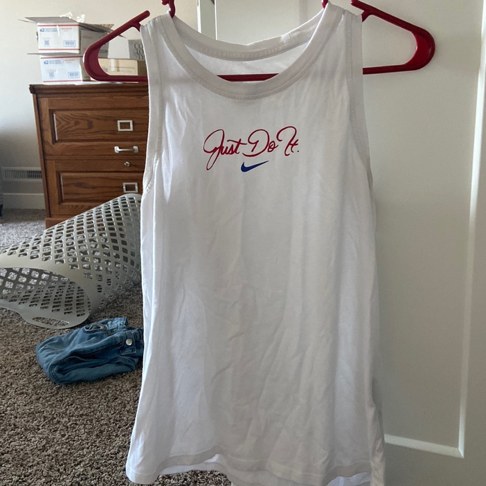 Nike White Tank Top